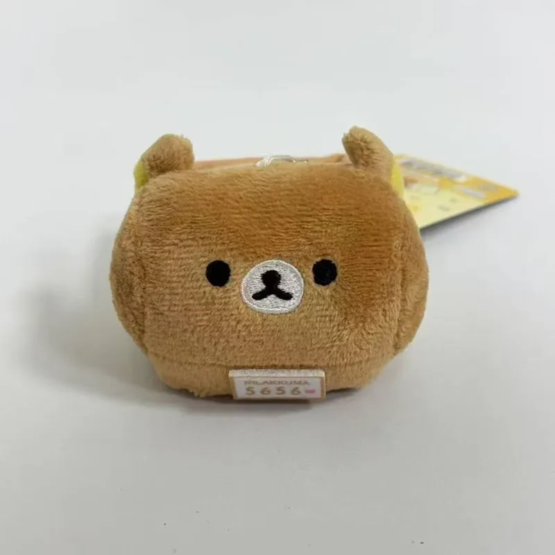 

Kawaii Rilakkuma Cute Cartoon Car Plush Toys Anime Doll Accessories Backpack Keychain Friends Birthday Gift Creative Peripherals