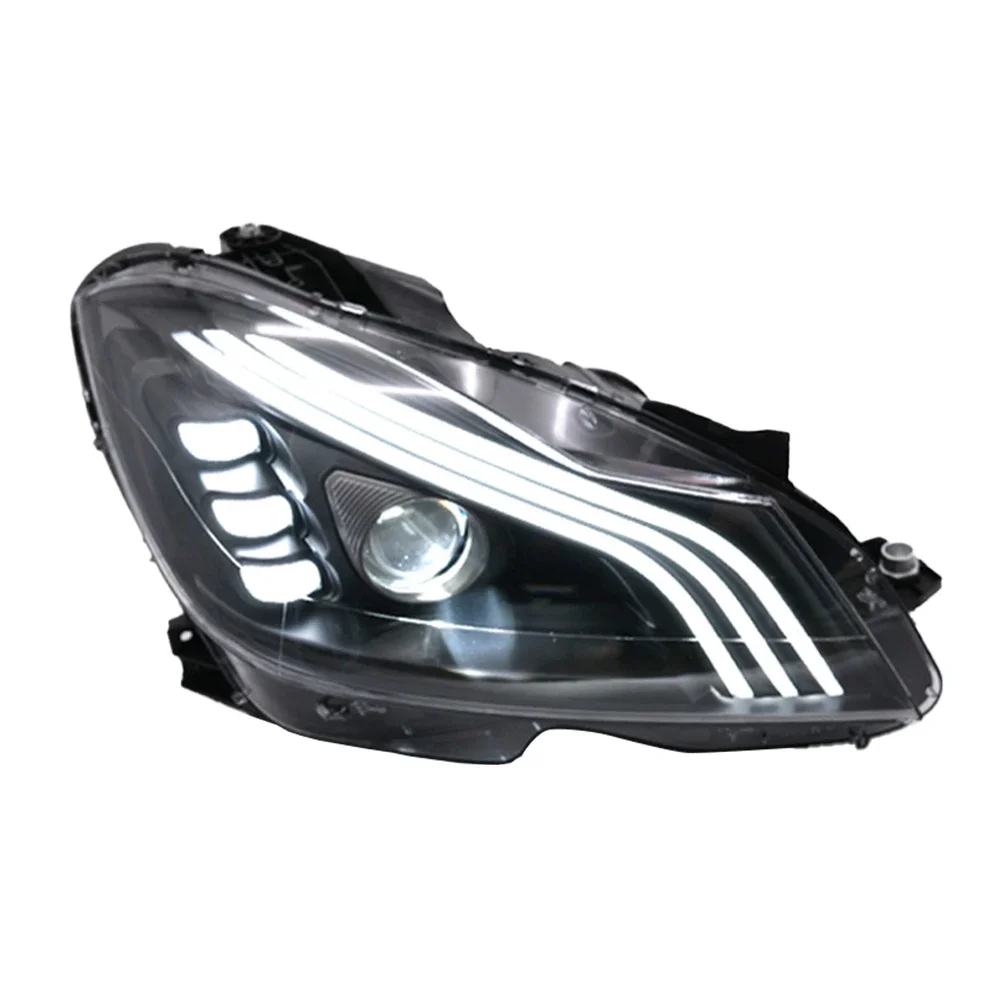 

For Benz C200 C260 C300 2011-2013 W204 Auto Headlights Assembly Upgrade W222 Maybach Style LED Projector Lens Tool Accessories