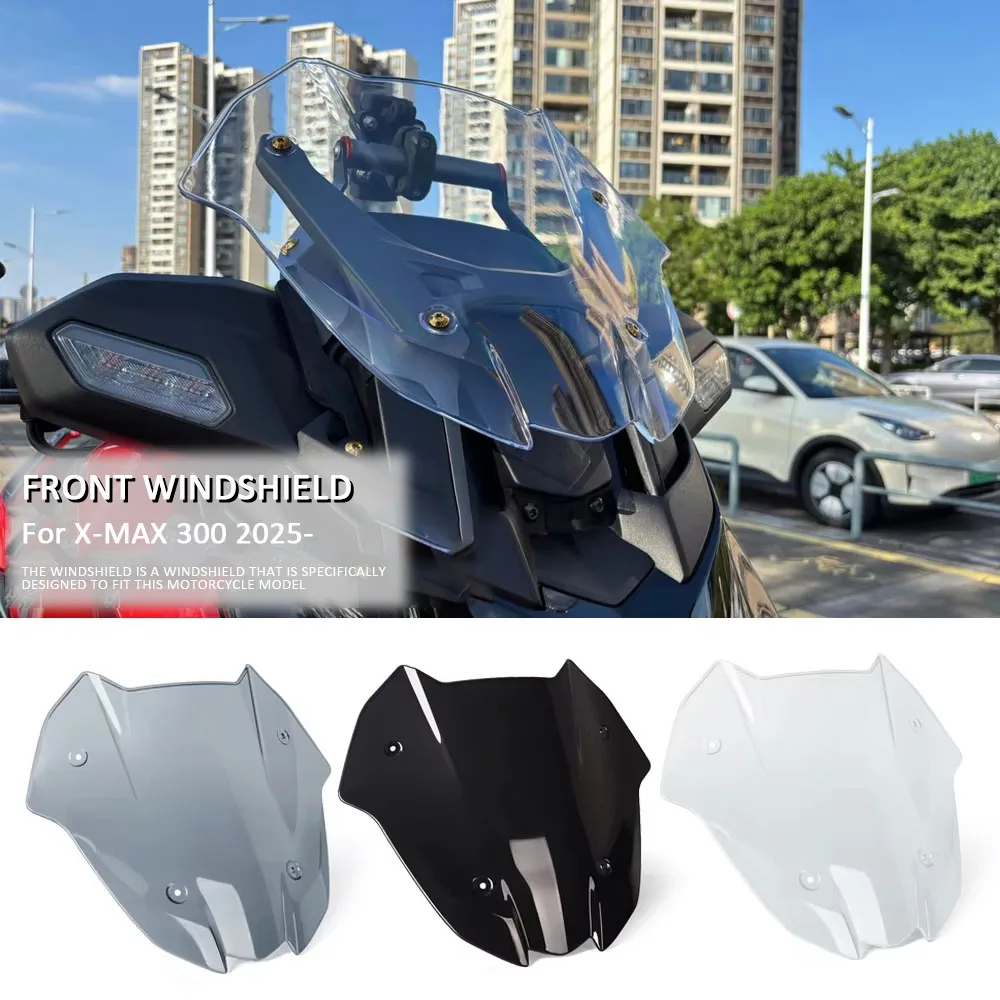 

Windshield Windscreen Motorcycle Wind Shield Deflectore Fairing Fly Screen For YAMAHA X-MAX300 XMAX300 XMAX 300 Tech MAX 2025
