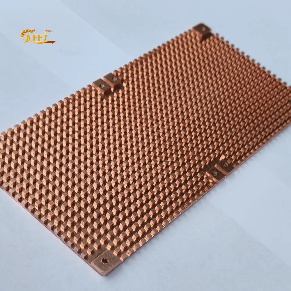 AEE7-For RTX 3060 3080 3090 Backplane Pure Copper Heat Sink Graphics Card Memory Auxiliary Radiator 90X180MM