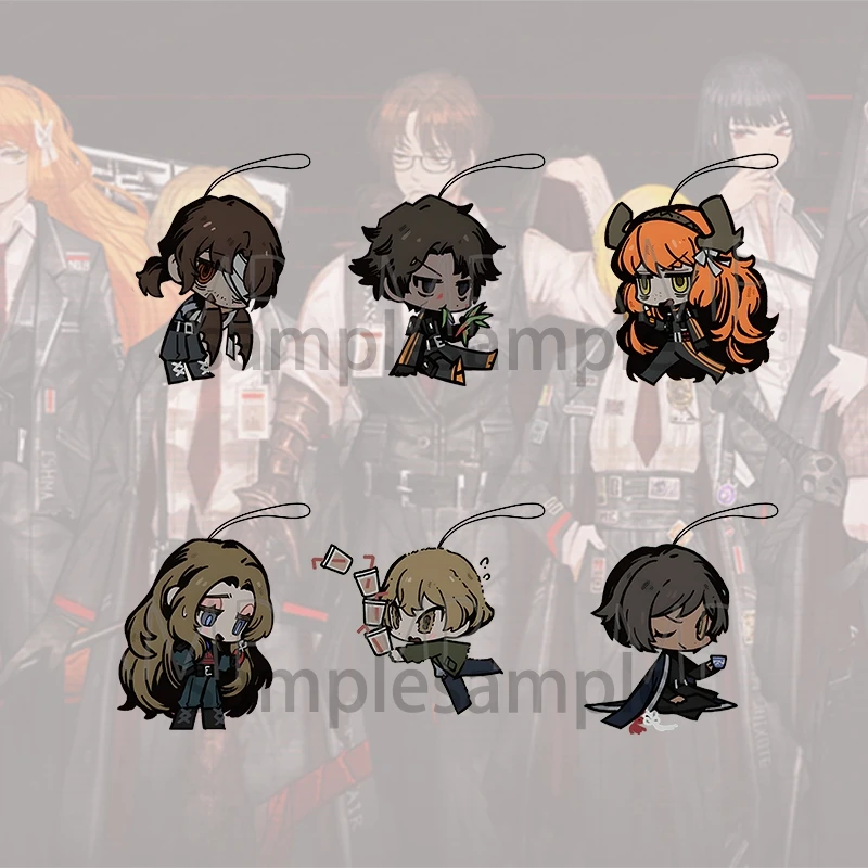 

Action Peripheral Figures COS Anime Limbus Company Dante Faust Don Quixote Yuri Shrenne Cell Phone Chain Lanyard Pendant Toys