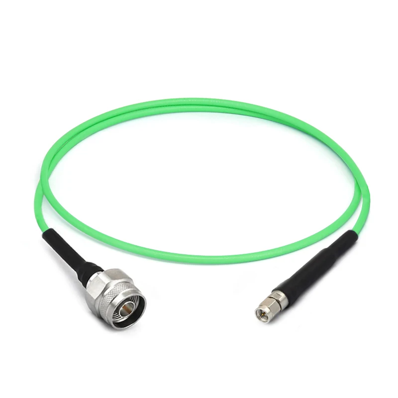 N Male to SMA Male Cable Using RG-402SS Flexible Coax DC - 18GHz Communication Cables