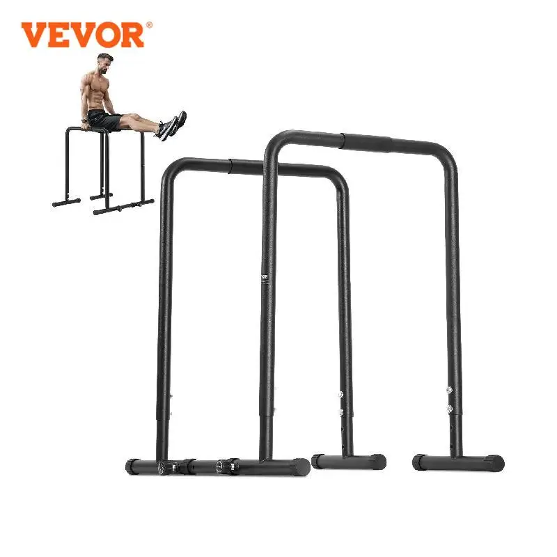 

VEVOR Dip Bar 440 lbs Capacity Heave Duty Dip Stand Station with Adjustable Height Parallel Bars for Strength Training Home Gym