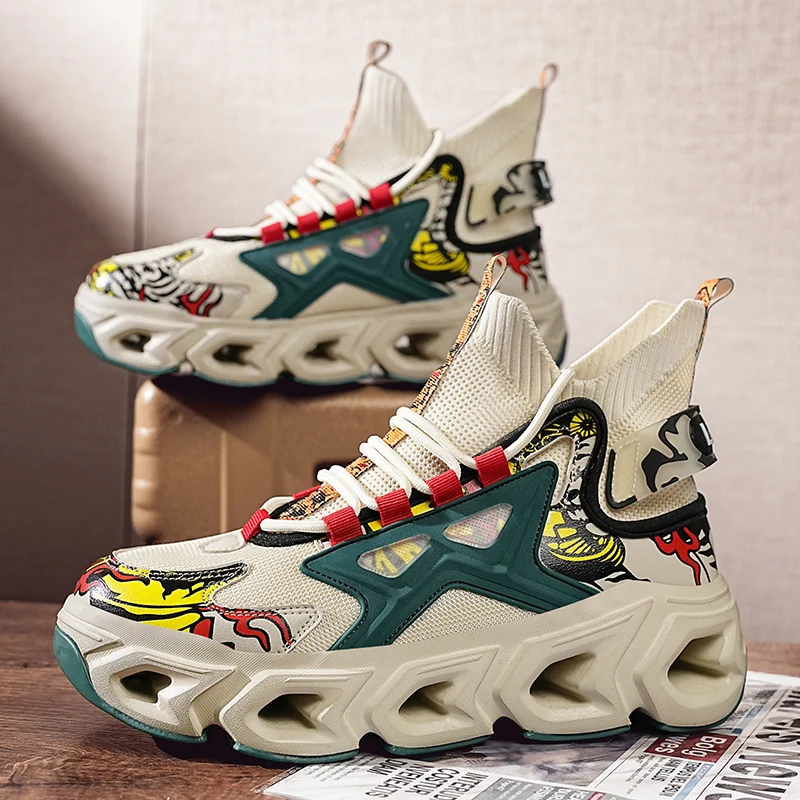 

Men's sports shoes, lightweight carbon plate racing running shoes, winter shock absorption, anti slip, wear-resistant, breathabl