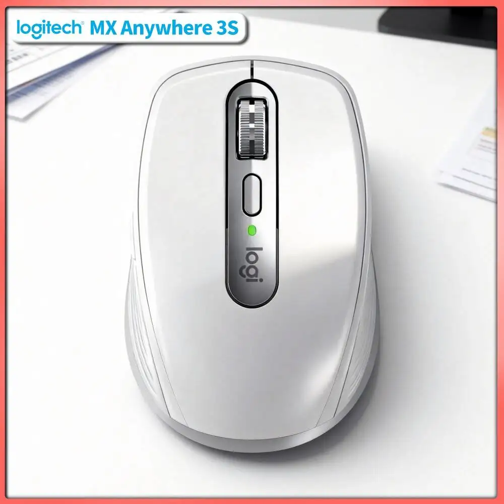 Pro-Grade MX Anywhere 3S Mouse - 8000 DPI, MagSpeed Scroll, 3-Device Sync, Perfect for Bakery Shop Manager Remote Work Setup