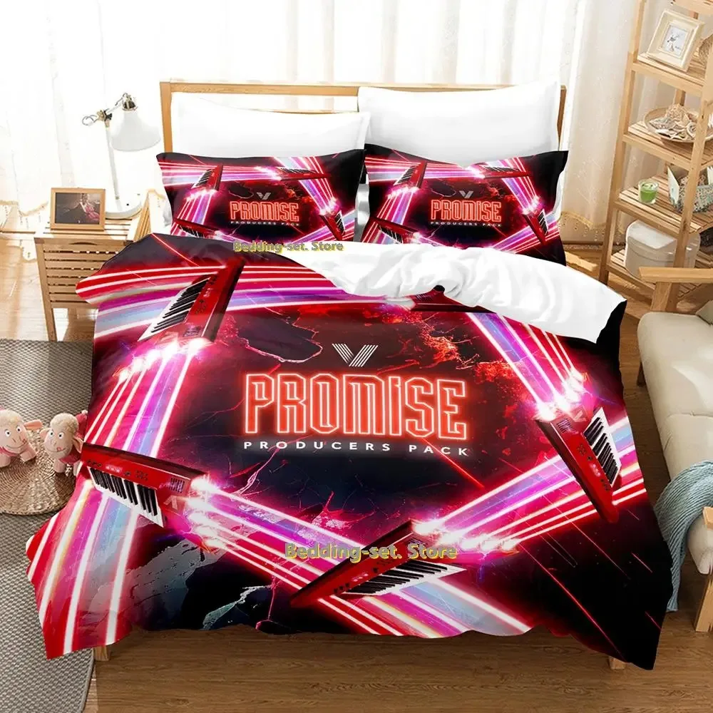 New Cool Hip Hop Voyager Promise Bedding Set Cartoon Anime three-piece set Adult Kid Bedroom Duvetcover Sets drap de lit luxe