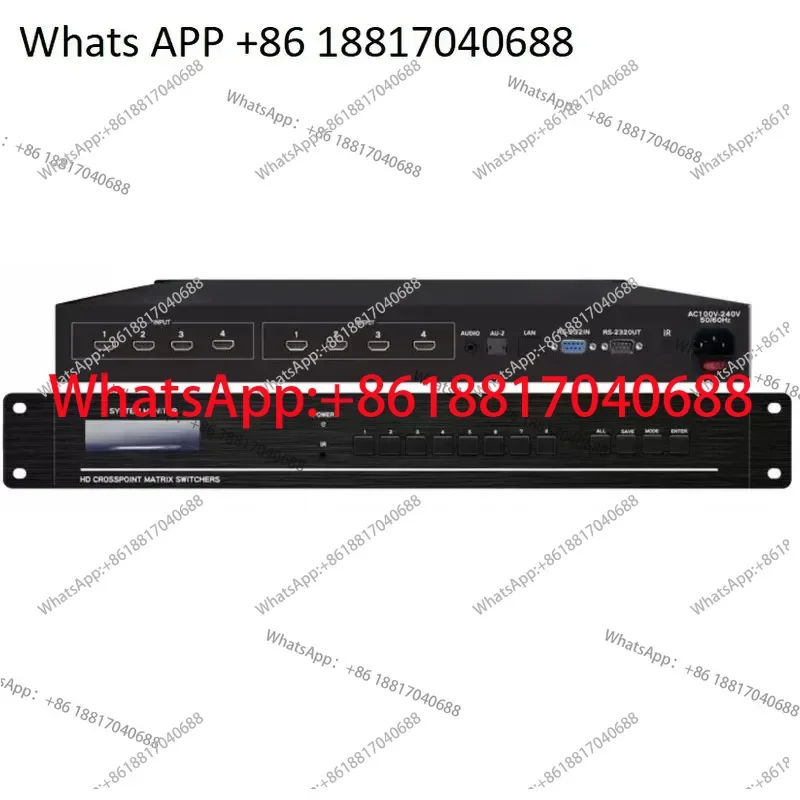 Multi-specification high definition  matrix 16 in 16 out 4/8/9/12/16/20/24/32 splicing screen audio separation