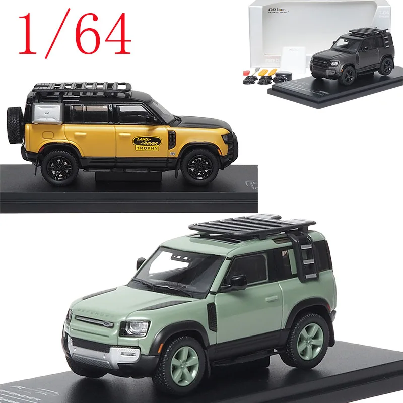 

AR Diecast 1/64 Scale ‌2022-2023 Land Rover Defender 90 / 110 Tribute Edition Expedition SUV Alloy Car Model Toys for Boys Gift