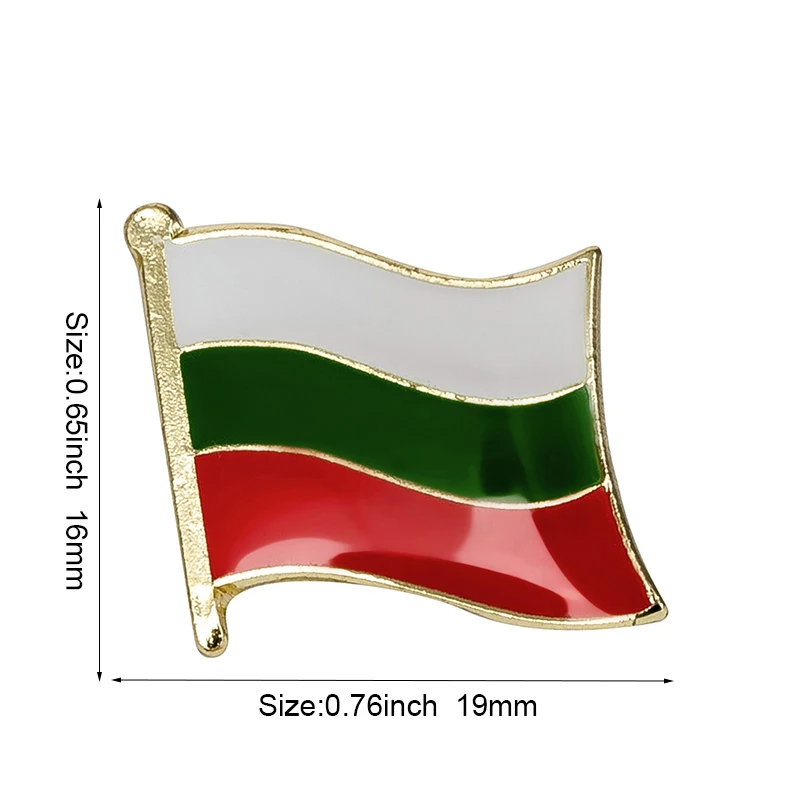 Bulgaria Flag Badge Brooch Natinal Lapel Pins Flag Lapel Pins Country Flag Badge