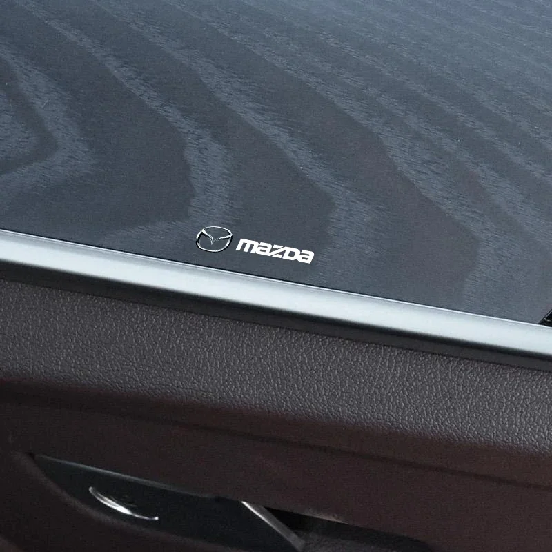 Car Logo Stickers Door Side Window Body Universal Decal For Mazda 2 3 5 6 Axela Atenza Speed 6 CX-3 MS Demio MPS Miata RX-7 RX-8 view 4