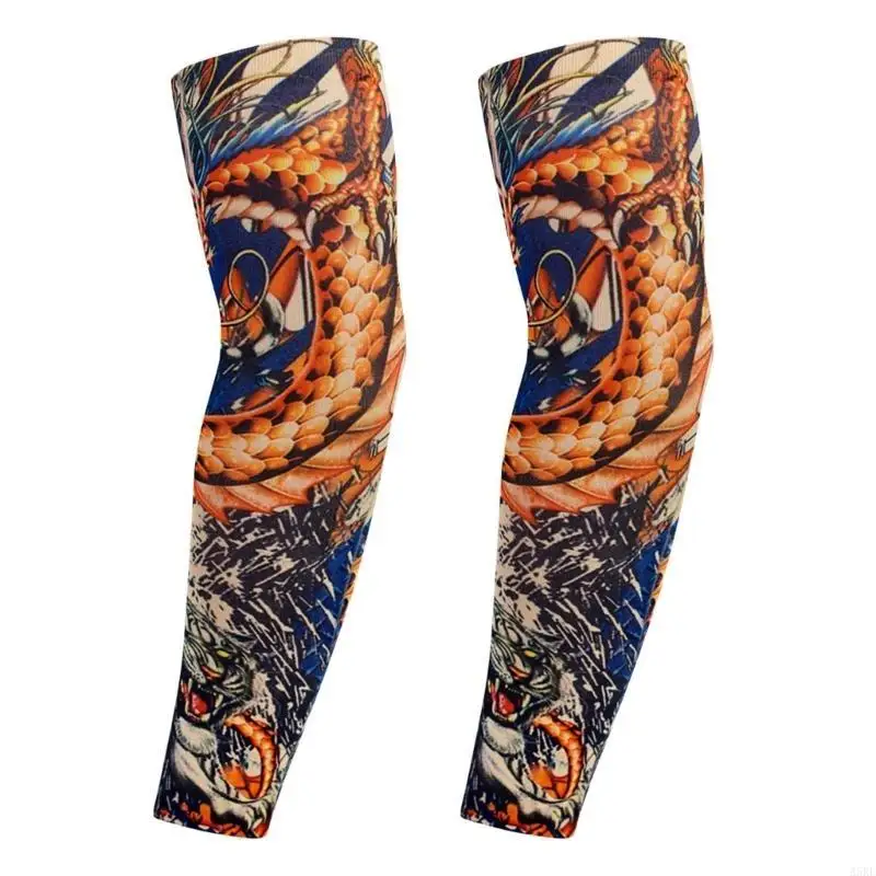 

Tattooing Arm Sleeves Outdoor Sport Cycling Driving Arm Covers Breathable Armwear