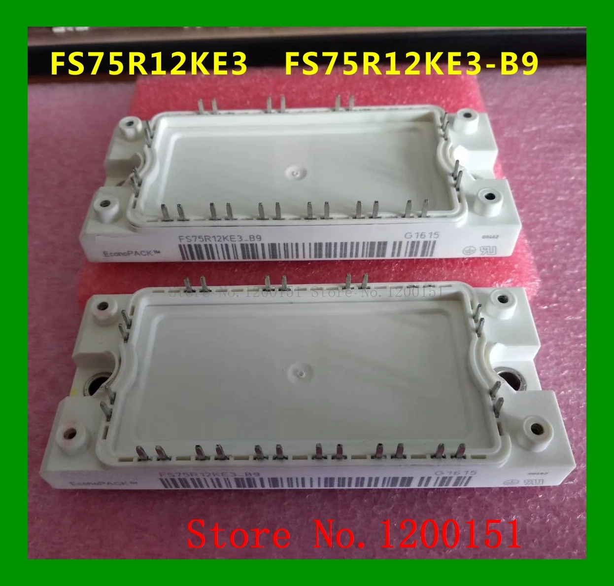 FS75R12KE3 FS75R12KE3-B9 MODULES