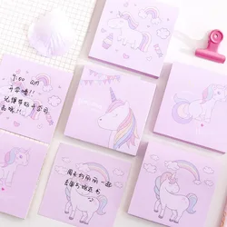 Kawaii Pinkl Unicorn Memo Pads Note Paper To Do List Check List Daily Planner Notepad Paperlaria Korean School Stationery