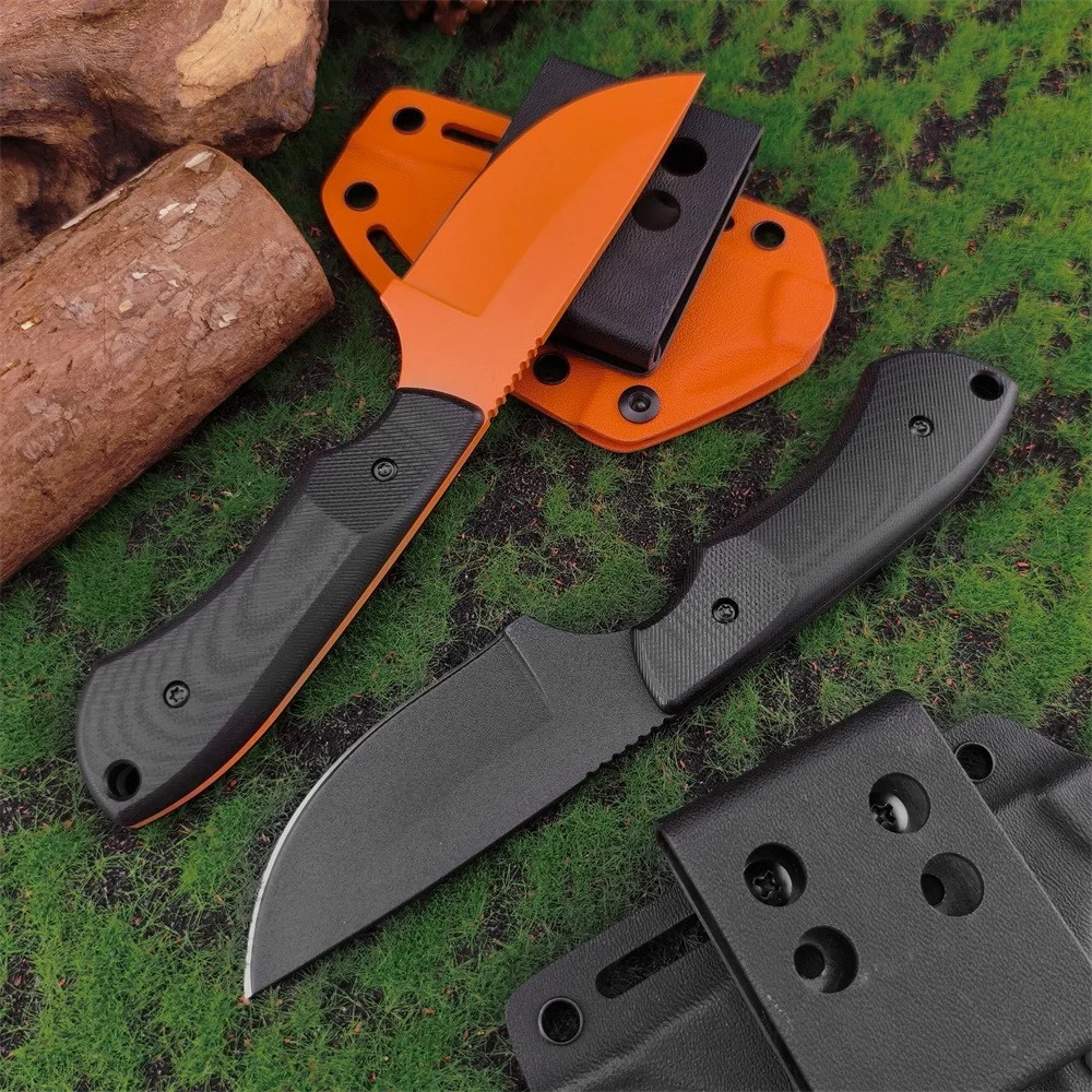Survival Knife Full Tang - Couteau à lame fixe, couteau portable
