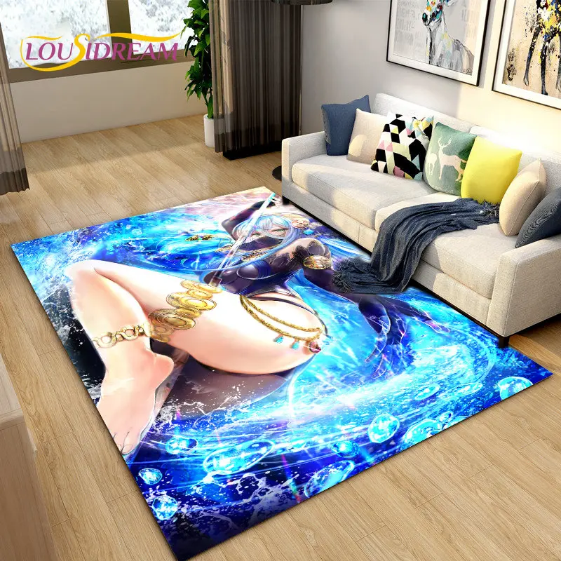 Fire Emblem Series Game Gamer Area Rug,Carpet Rug for Living Room Bedroom Sofa Doormat Decoration, Kids Play Non-slip Floor Mat