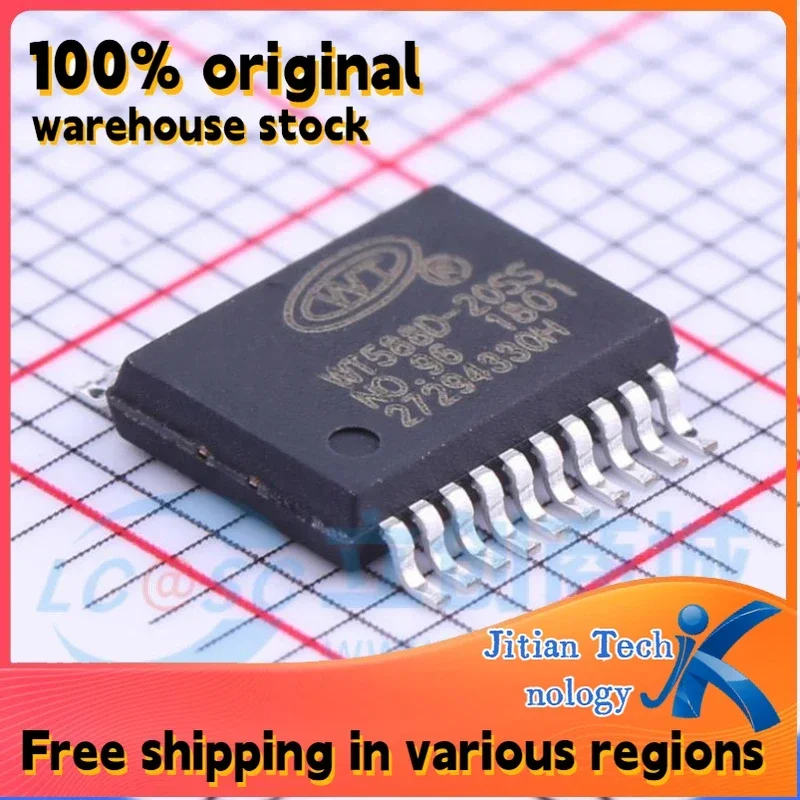 10PCS WT588D-20SS SSOP20 100% original inventory High-Quality Electronic Component