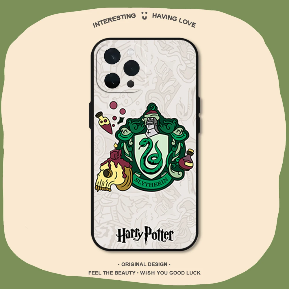 Magic Potters Ring Wand Phone Case for iPhone 11 12 13 14 15 16 Max Pro Plus Soft Shell