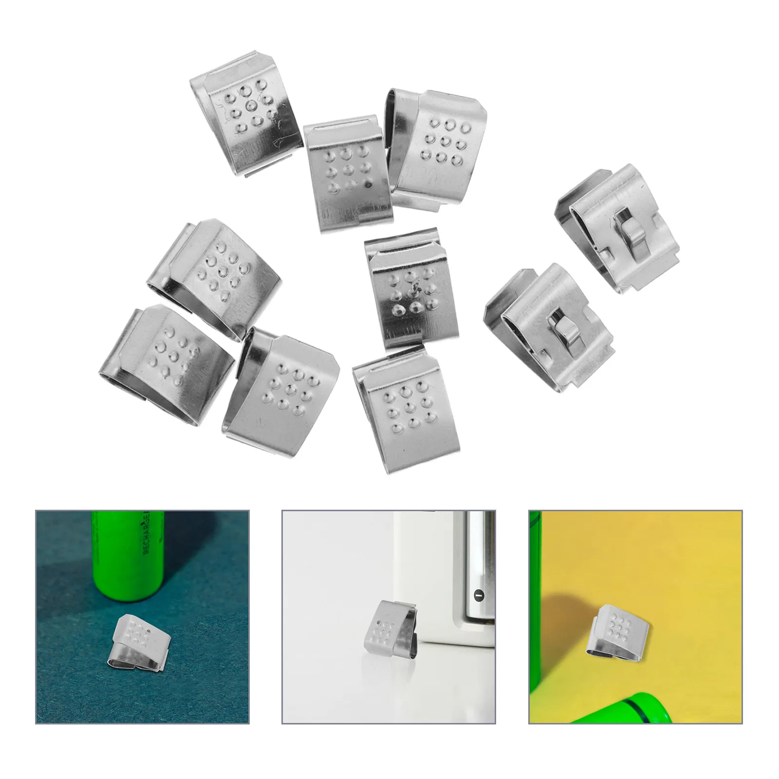 10Pcs Silver Spring…