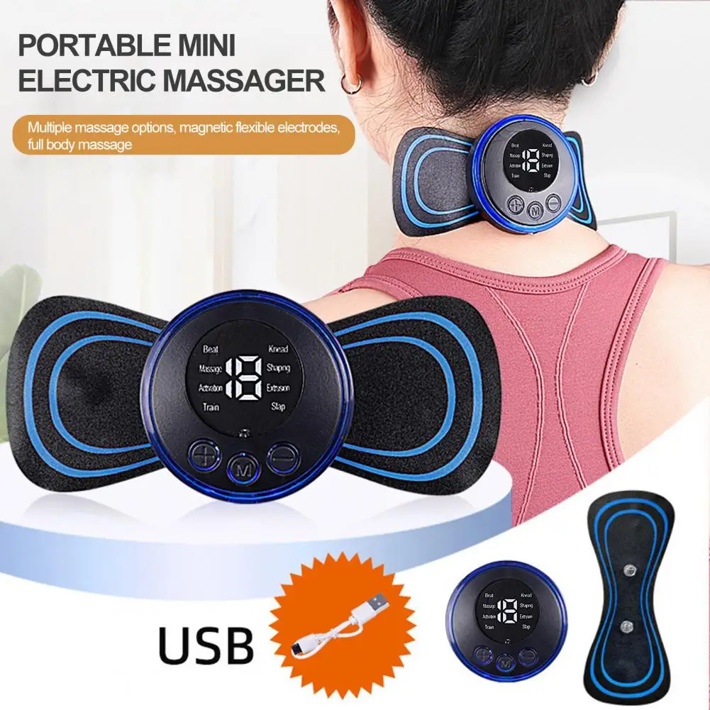 Multi Function Physiotherapy Instrument Rechargeable Full Body Pain Relief Therapy Device Mini Massager Machine with for Muscle