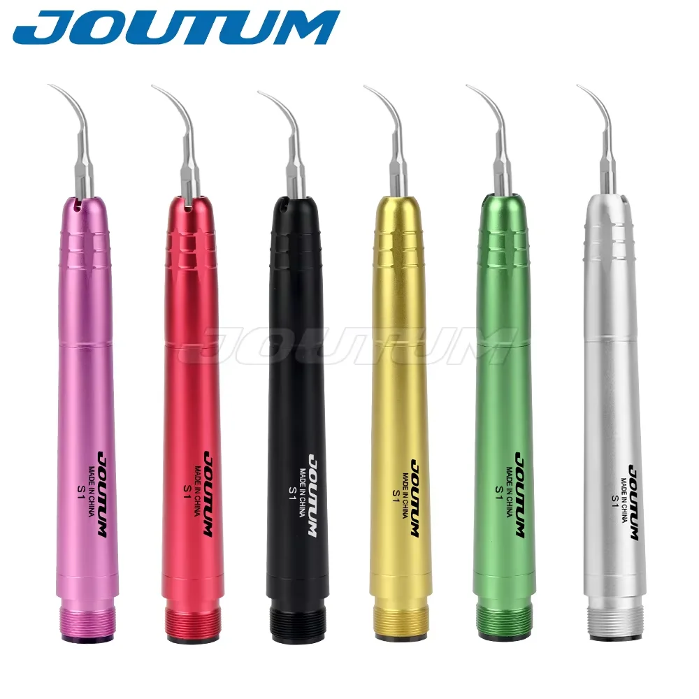 Colorful Dental Air Scaler with 3 Tips Teeth Cleaning  Handpiece Whiten Tooth Cleaner Dentist Lab