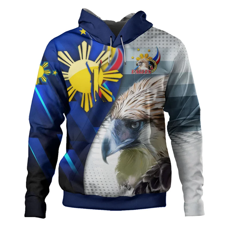 3D Printed Philippines Filipinos Polynesian Tattoo Lapu Lapu Sun Tribal Hoodies For Men Kid Fashion Hooded Hoody Retro Pullover