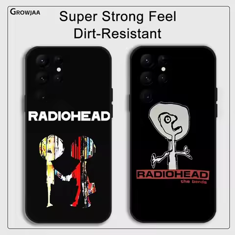 Rock B-Band R-Radiohead Phone Case for Samsung Galaxy S24 Ultra S22 S23 Ultra S21 S20 5G Protective Silicone TPU Funda
