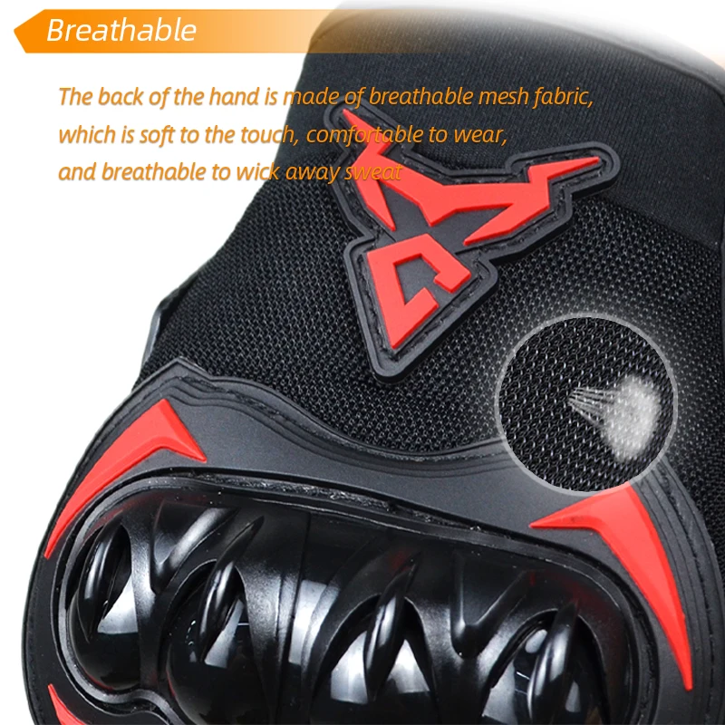 Summer Motorcycle Cycling Half Finger Gloves Touchscreen Motocross Gloves Comfortable Breathable Motorbike Gloves Wear-resistant