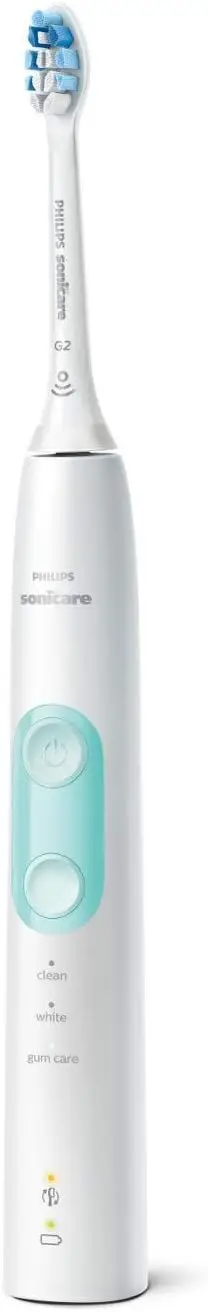 

Перезаряжаемая электрическая зубная щетка Sonicare ProtectiveClean 5100, белая, HX6857/11