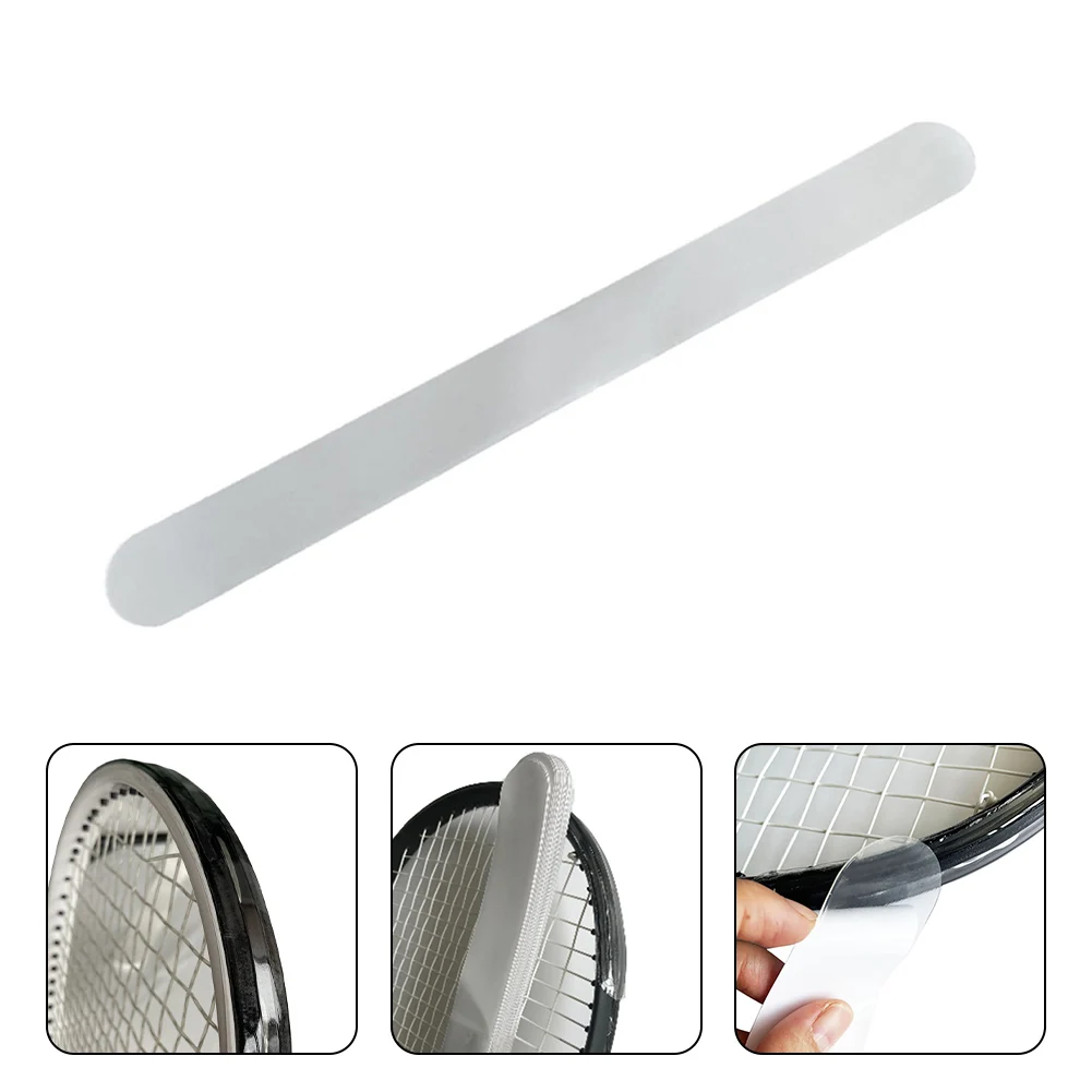 1 Pc Transparent Tennis Racket Paddle Head Protection Tapes Sporting Goods Racquet Sports Reduce Friction Sticker Accessories