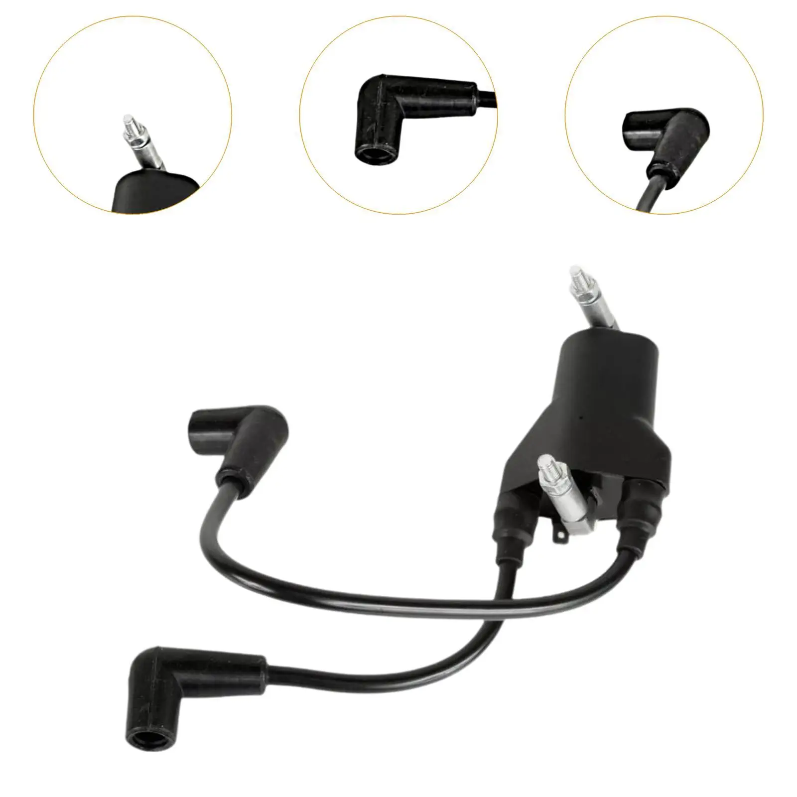 Professional Engine Coil 26652-G01 Ignition Coil Plastic High Performance for EZGO 4 Cycle Gas