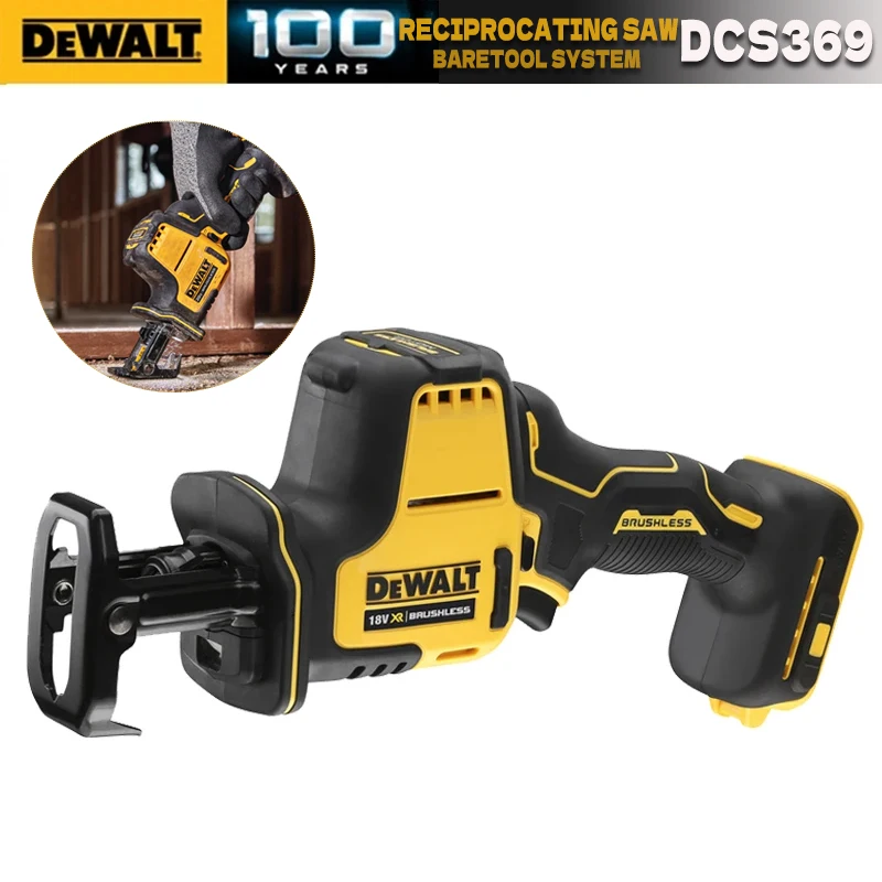 Alternativa Saw 18v Cordless Máquina Sabre Elétrica Brushless Motor Velocidade Ajustável Metal e Madeira Ferramenta Elétrica Dewalt-dcs369