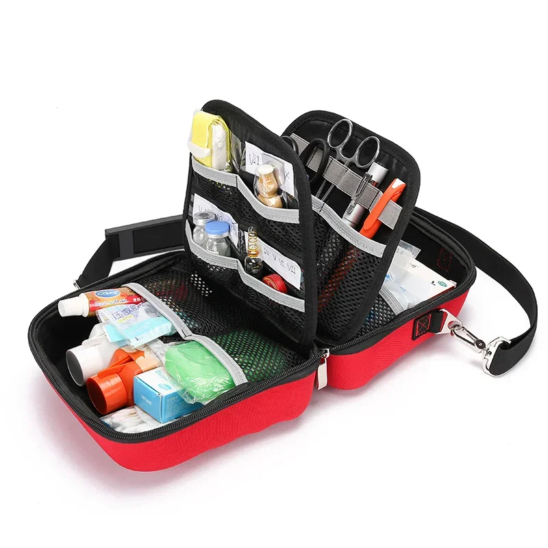 Botiquines de primeros auxilios para el hogar, Kit de supervivencia para coche, Camping, impermeable, multifuncional, accesorios médicos, vendaje de tela Oxford