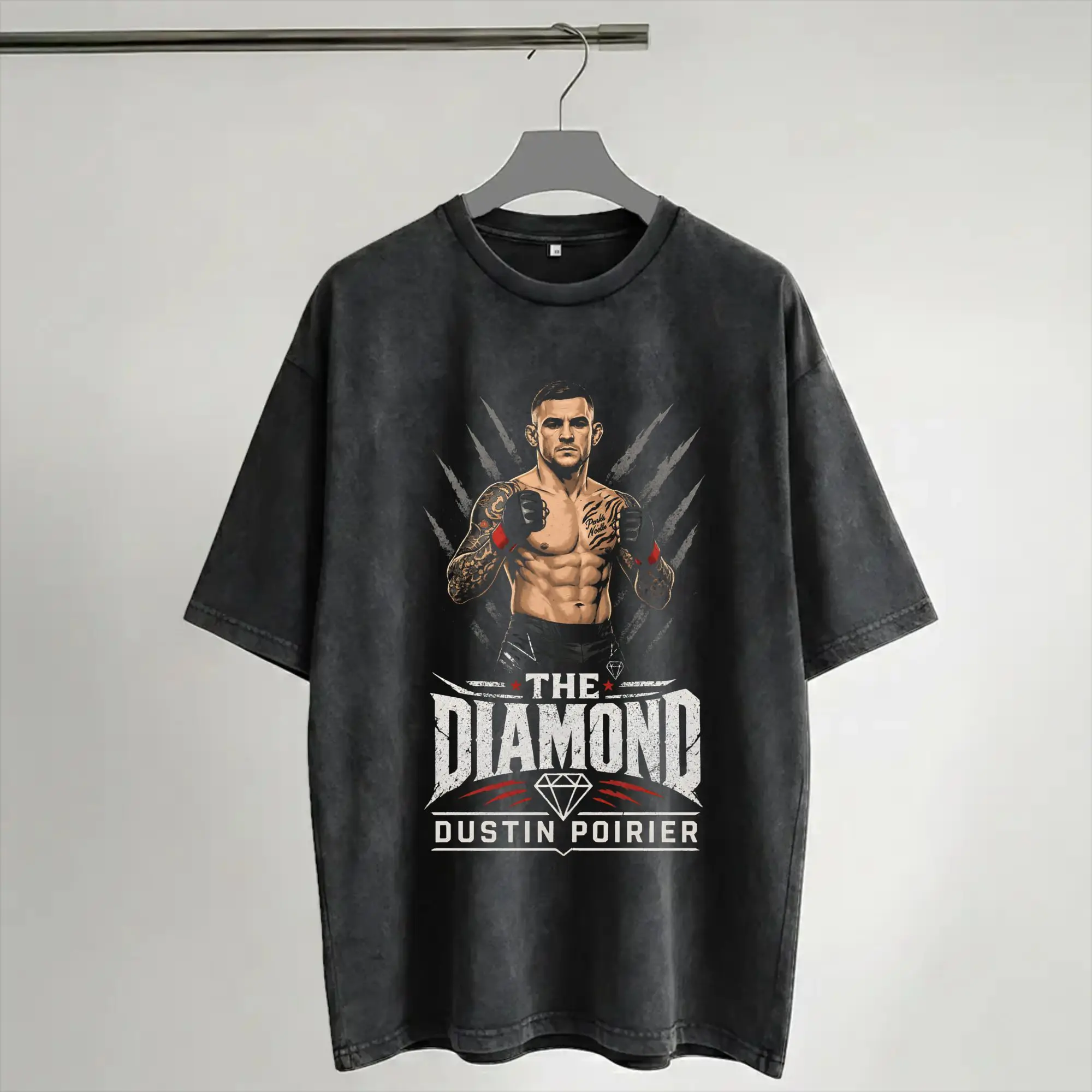 Graphic Printed The Diamond Dustin  Washed T Shirts Outfit Oversize T-Shirts  Men Women Tees