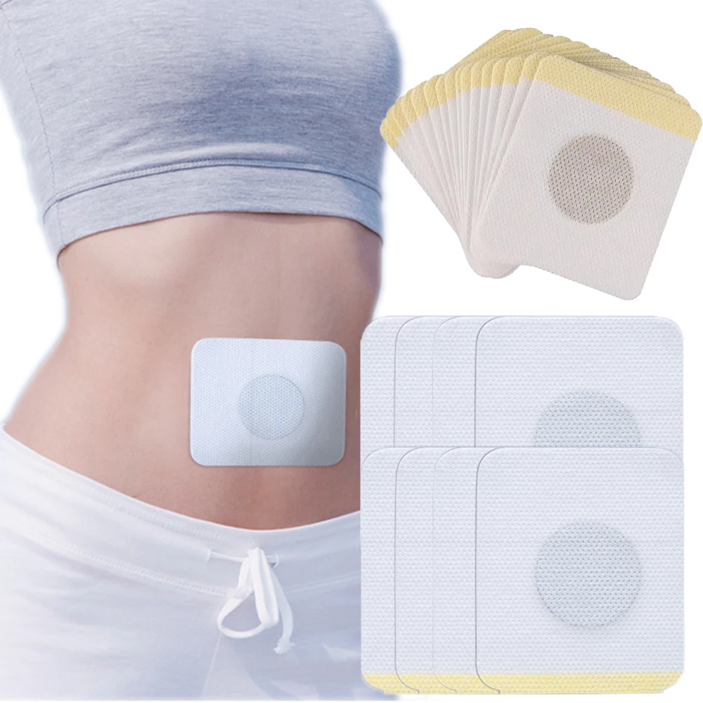 Wormwood Weight Loss Slim Patch Natural Mugwort Moxibustion Patch Detox Chinese Medicine Body Stickers Belly Waist Fat Burning