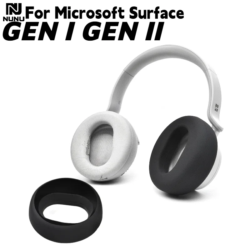 NUNU Suitable for Microsoft Surface GEN I GEN II headset Ear pad silicone protective case, detachable and washable