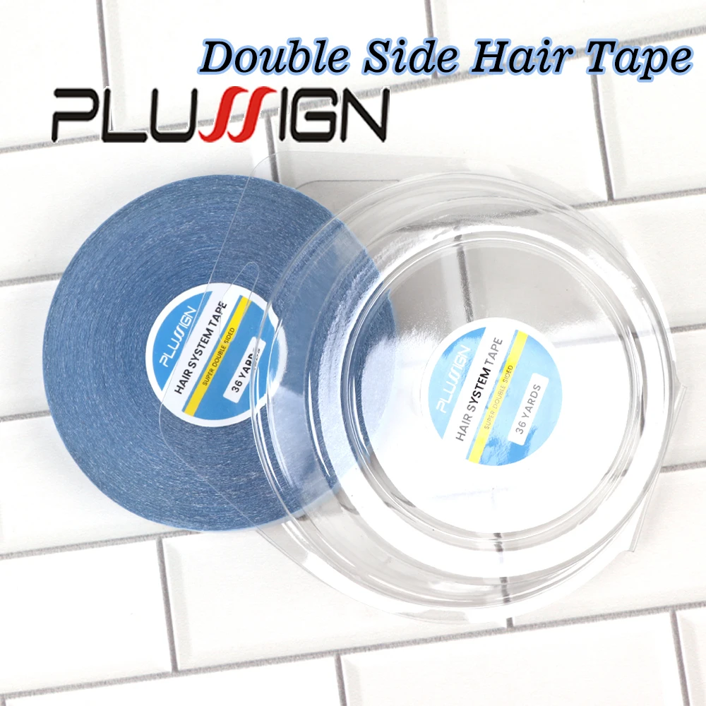 

Лента для наращивания волос, 36 ярдов/рулон, без блеска, двусторонняя лента для парика спереди, клейкая лента для замены ленты