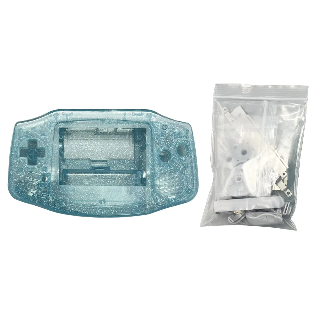 مجموعات غلاف الحجم الأصلي الجديد لشاشة GameBoy Advance GBA IPS LCD بدون عدسة شاشة زجاجية وغيرها من ملحقات وحدة التحكم في الألعاب