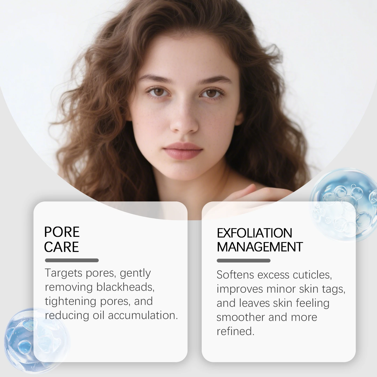 تنظيف بشرة الوجه، جوهر رول أون، منقي، ترطيب، تنظيف المسام، إزالة الرؤوس السوداء، السيطرة على الزيوت، مصل العناية بالوجه