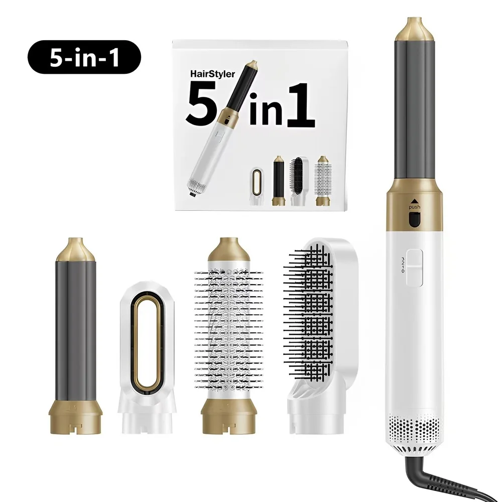 

5-in-1 curling iron straight curling dual-purpose multi-purpose hairdressing styling curling iron automatic tool