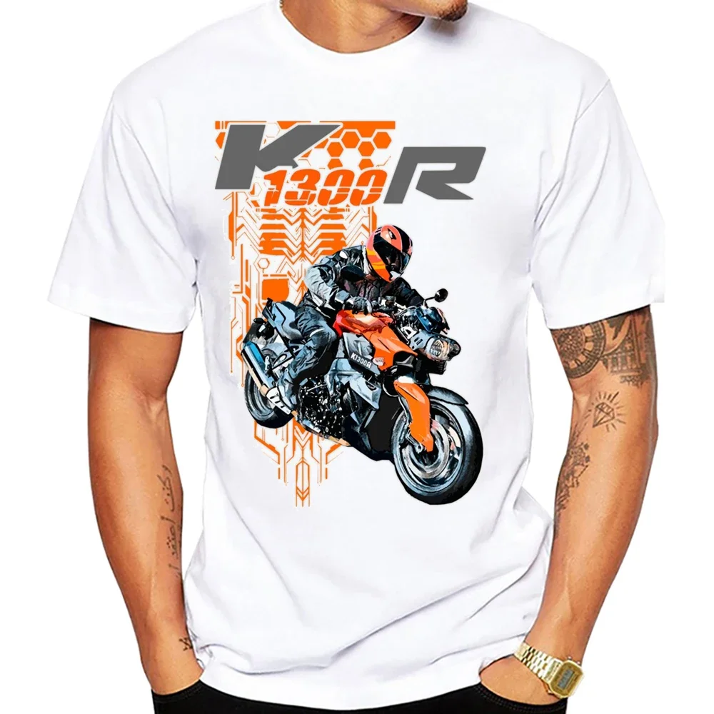 New K 1300R Comb R1200 GS Adventure Legend German Motorcycle Riding T Shirts For Men Clothing Short Sleeve Boy Large Size Tees