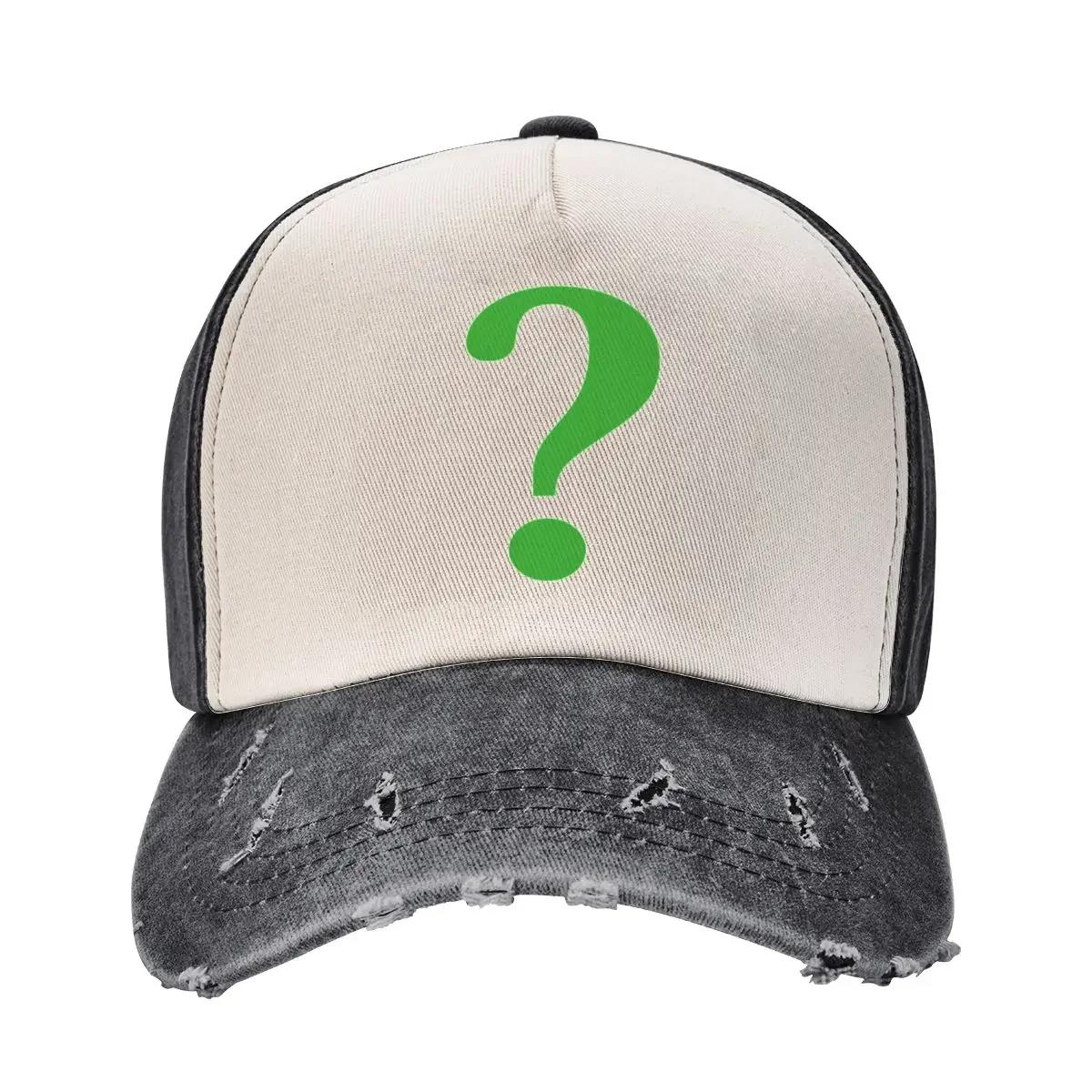 The Riddle Question Mark Symbol Retro Baseball Cap Hat Man Luxury hiking hat foam party Hat Women's Men's