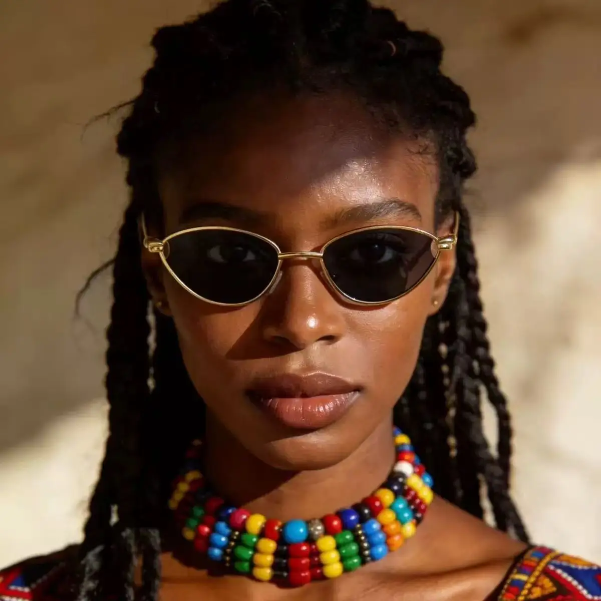 1 Stück europäische Cat-Eye-Sonnenbrille für Herren und Damen, modische Sonnenbrille für den Sommer, Sonnenschutz, UV-Schutz, Sportbrille