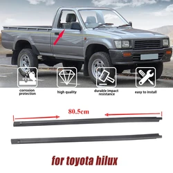 2 Pieces 1 Set Moulding Window Belt for Toyota Hilux 5th Gen 1989-1996 2 Door 68160-89114 for 4runner 80.5cm N80 N90 N100 N110