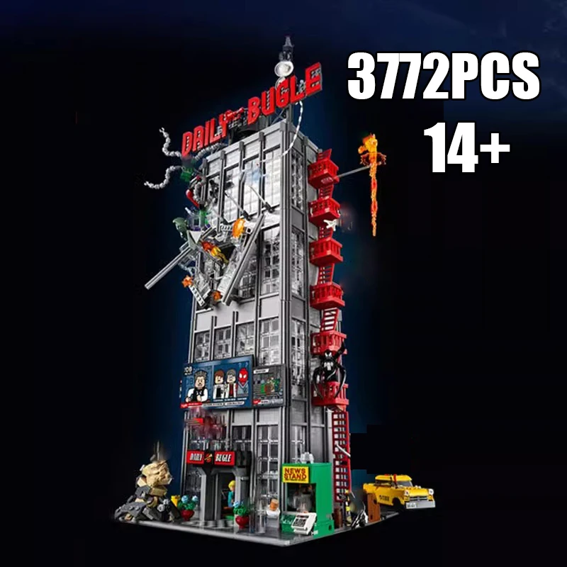 

3772 шт., классические строительные блоки «Стекля», совместимые 76178 78008, кирпичи, подарки на день рождения и Рождество для детей