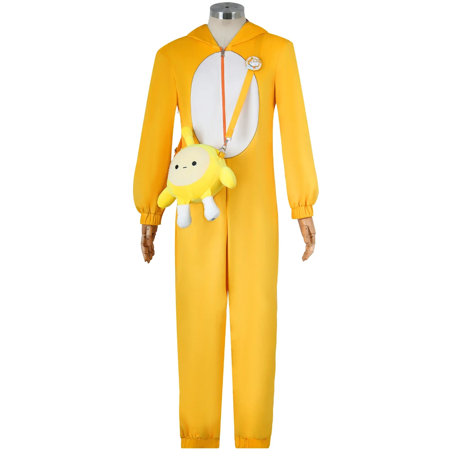 Lucky Guy Deduction Substitute Cosplay Game Identity Ⅴ Costume Yellow Eggy Good Friend New Skin Jumpsuits Carnival Party Suit