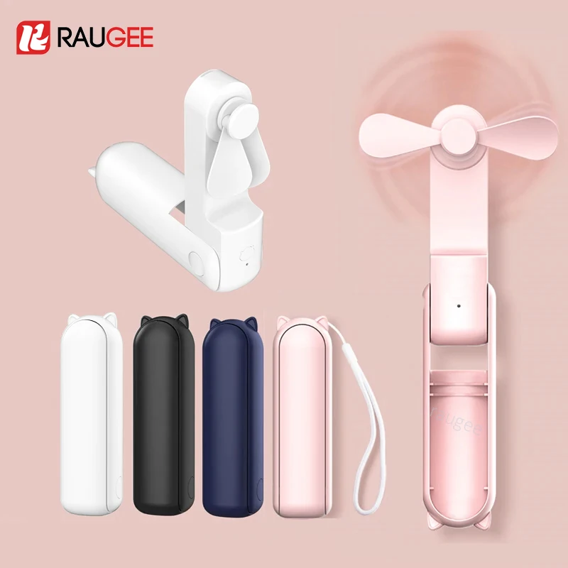 Mini Handheld Samll Fan Portable Foldable Small Hand Fans Mini Air Conditioner For Outdoor Travel 3 Speed USB Recharger Hand Fan