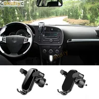 Universal Gravity Car Cell Phone Holder For SAAB SCANIA 9-3 93 9-5 9 3 9000 9 5 GPS Stand Air Vent Clip Mount Accessories