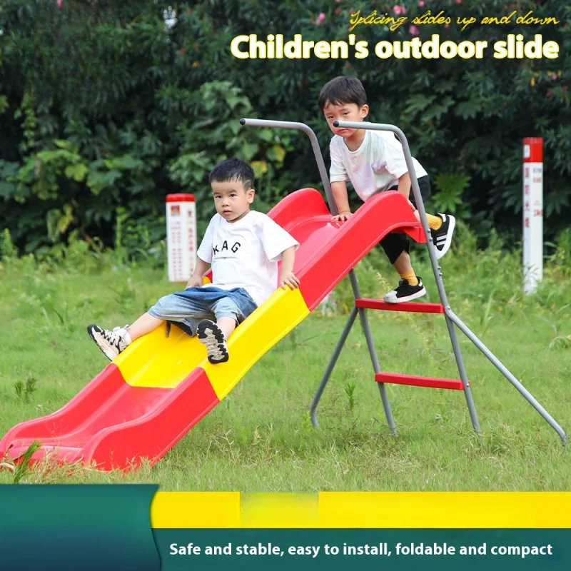 New Children's Slide Outdoor Slides Connectable Play Equipment Up and Down Slide Foreign Trade Cross-border Toys
