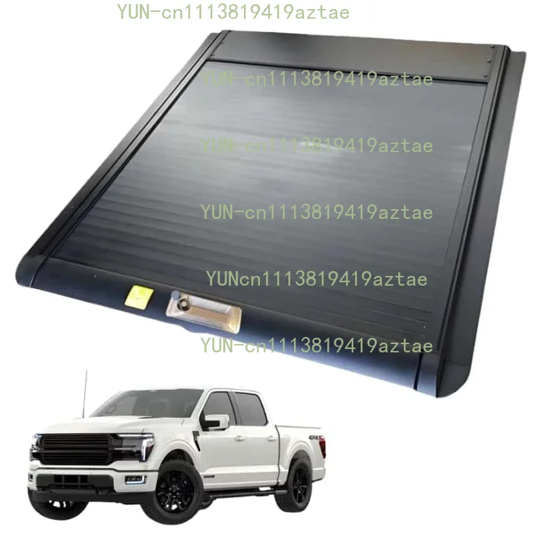 Waterproof Retractable Manual Roll-Up Tonneau Cover Aluminum Alloy Lockable Truck Bed Cover 4X4 Pickups