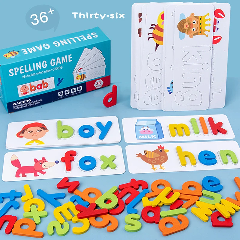 ของเล่นไม้ตัวต่อรูปสัตว์การ์ตู - Sight Word Game บทวิจารณ์และราคา